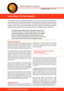 Democratic South Africa, legacy of Mbeki, Thabo Mbeki, South Africa, ANC, Kgalema Motlanthe