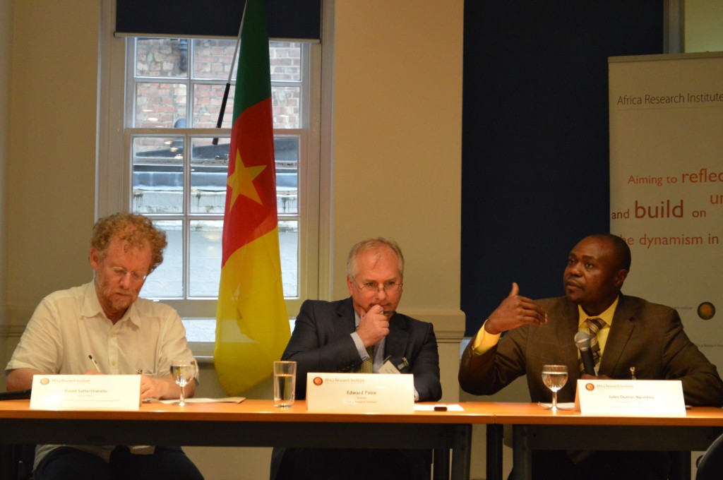 Participate: Edward Paice, David Satterthwaite, Jules Dumas Nguebou